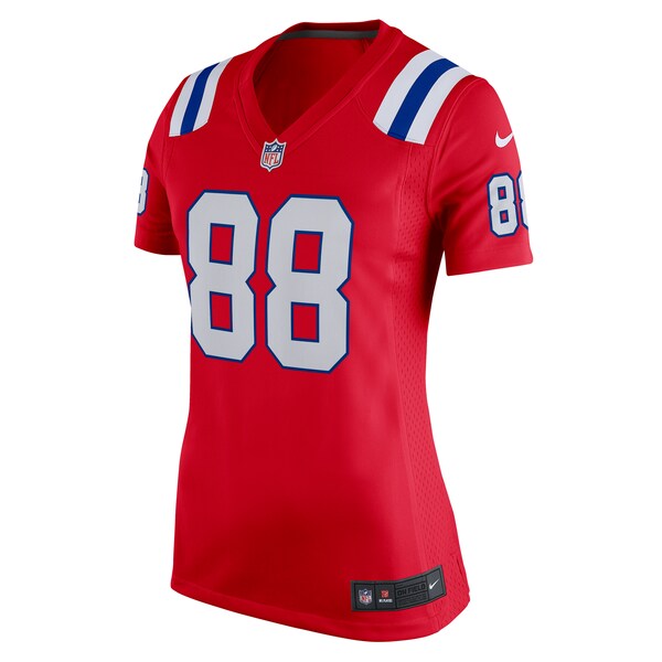 Mike Gesicki New England Patriots Nike Women's Alternate Game Jersey - Red - Image 2