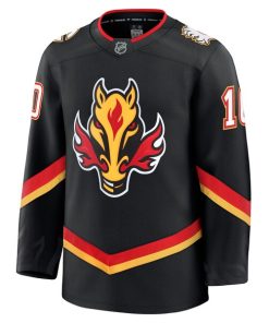 Alternative view of Jonathan Huberdeau Calgary Flames  Alternate Premium Jersey - Black