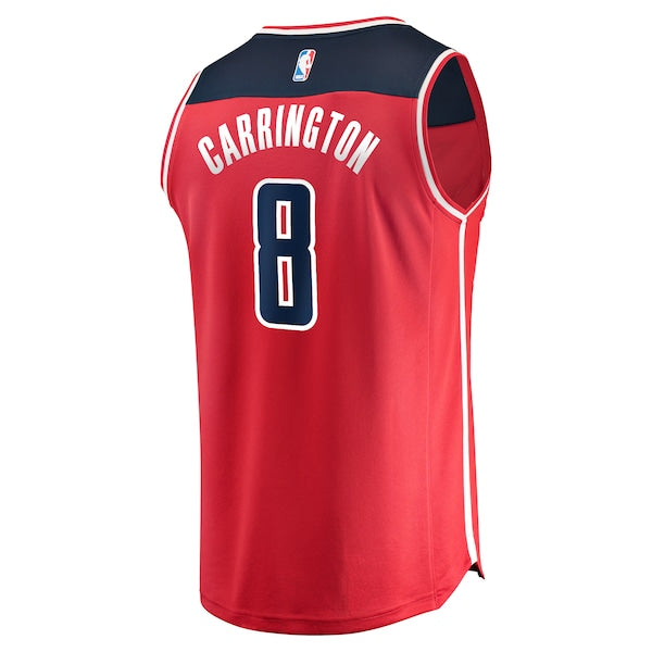 Carlton Carrington Washington Wizards Fast Break Replica Player Jersey - Icon Edition - Red - Image 3