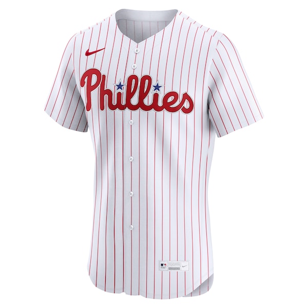 Philadelphia Phillies Nike Home Elite Custom Jersey - White - Image 2