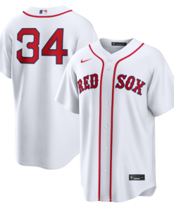 David Ortiz Boston Red Sox Nike Home Replica Jersey - White
