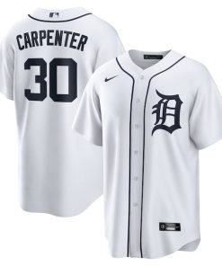 Kerry Carpenter Detroit Tigers Nike Home Replica Jersey - White