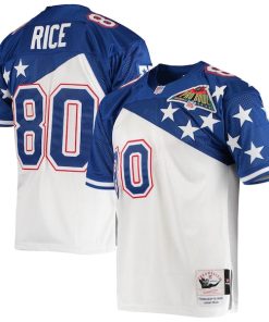 Jerry Rice NFC 1994 Pro Bowl Authentic Jersey - White/Blue