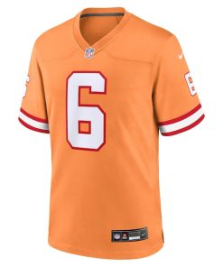 Alternative view of Baker Mayfield Tampa Bay Buccaneers Nike Throwback Game Jersey - Orange