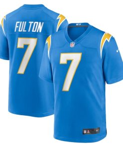 Kristian Fulton Los Angeles Chargers Nike Team Game Jersey -  Powder Blue