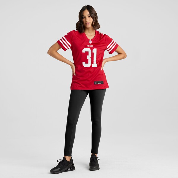 Isaac Guerendo San Francisco 49ers Nike Women's Game Jersey - Scarlet - Image 5