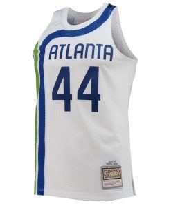 Alternative view of Pete Maravich Atlanta Hawks 1970/71 Hardwood Classics Swingman Jersey - White