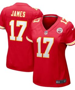 Richie James Kansas City Chiefs Nike Women's Game Jersey - Red
