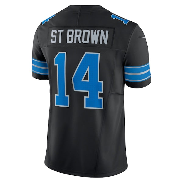 Amon-Ra St. Brown Detroit Lions Nike 2nd Alternate Vapor F.U.S.E. Limited Jersey - Black - Image 3