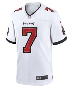Alternative view of Bucky Irving Tampa Bay Buccaneers Nike Game Jersey -  White