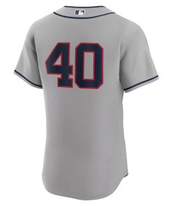 Alternative view of Willson Contreras St. Louis Cardinals Nike 2024 Rickwood Classic Authentic Player Jersey - Gray