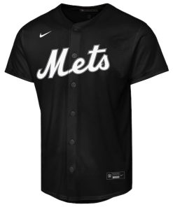 Alternative view of Juan Soto New York Mets Nike  Youth Lights Out Replica Player Jersey - Black