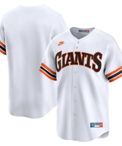 San Francisco Giants Nike Throwback Cooperstown Collection Limited Jersey - White