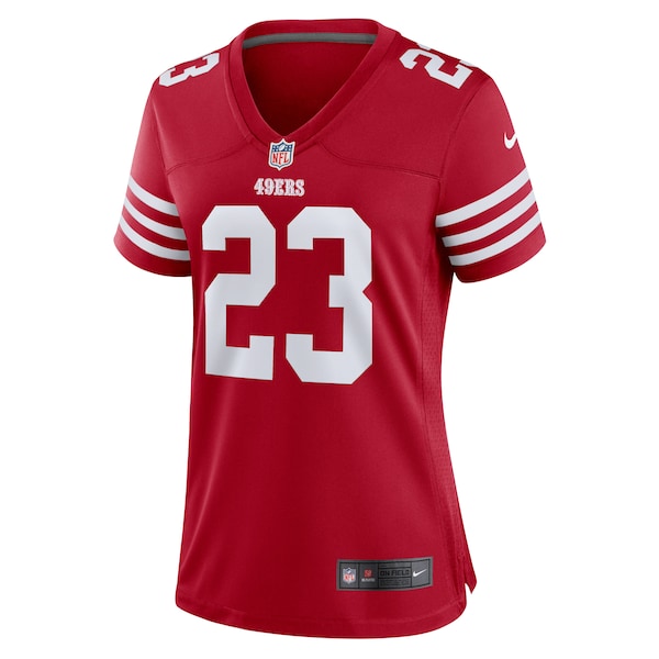 Christian McCaffrey San Francisco 49ers Nike Women's Player Jersey - Scarlet - Image 2