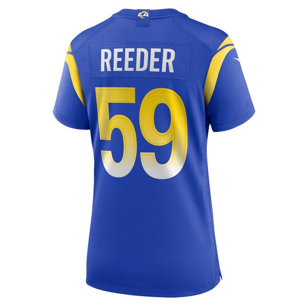 Troy Reeder Los Angeles Rams Nike Women's Team Game Jersey - Royal - Image 3
