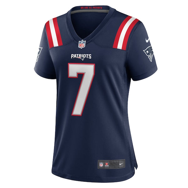 Jacoby Brissett New England Patriots Nike Women's Game Jersey - Navy - Image 3
