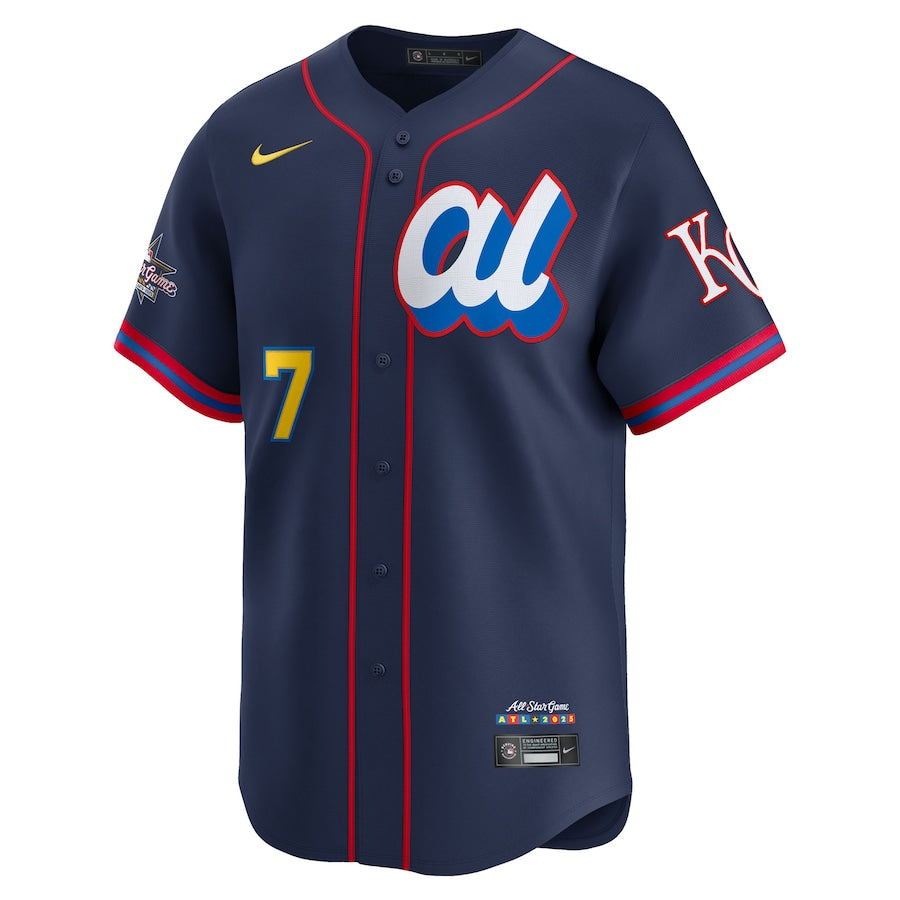 Youth Bobby Witt Jr. American League Nike 2025 MLB All-Star Game Limited Player Jersey - Navy - Image 2