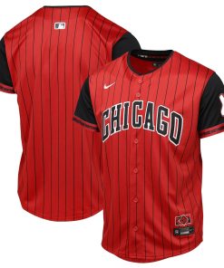 Chicago White Sox Youth 2025 City Connect Limited Jersey - Red/Black