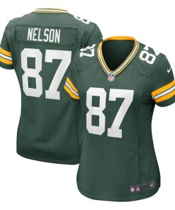 Jordy Nelson Green Bay Packers Nike Women's Retired Game Jersey - Green
