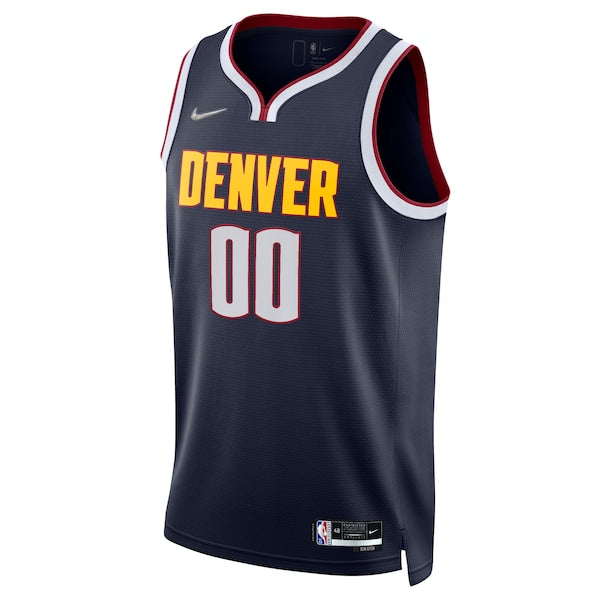 Denver Nuggets Nike 2021/22 Diamond Swingman Custom Jersey - Icon Edition - Navy - Image 2