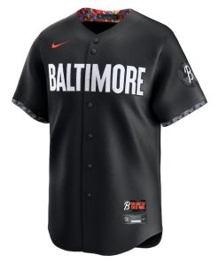Alternative view of Cal Ripken Jr. Baltimore Orioles Nike City Connect Limited Jersey - Black