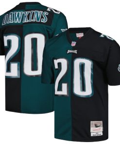Brian Dawkins Philadelphia Eagles 2004 Split Legacy Replica Jersey - Midnight Green/Black