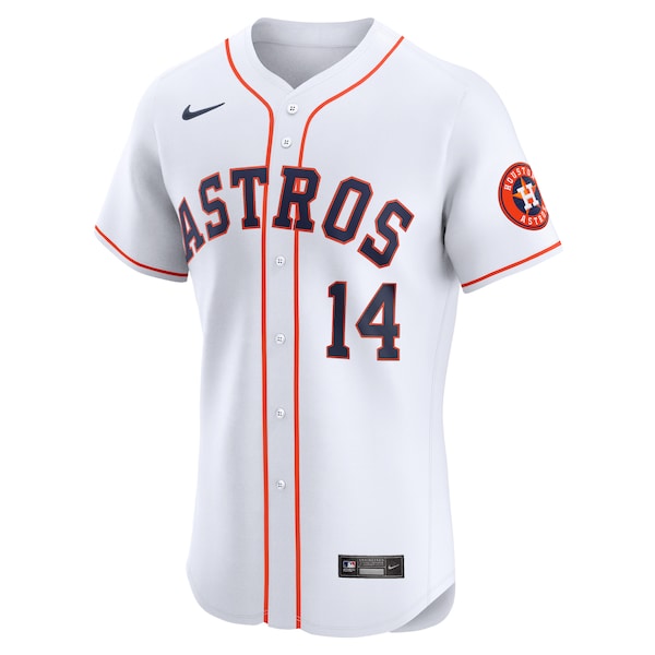 Mauricio Dubon Houston Astros Nike Home Elite Player Jersey - White - Image 2
