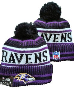 BALTIMORE RAVENS KNIT HAT