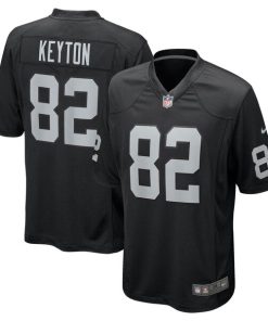 Ramel Keyton Las Vegas Raiders Nike Team Game Jersey -  Black