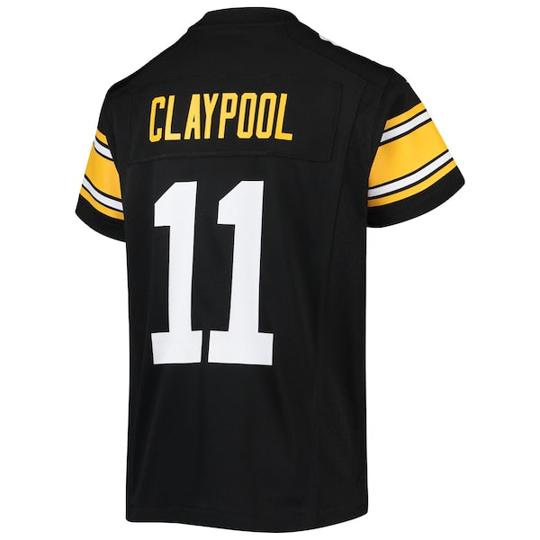 Chase Claypool Pittsburgh Steelers Nike Youth Alternate Game Jersey - Black - Image 3