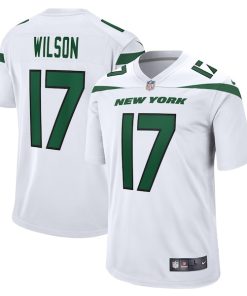 Garrett Wilson New York Jets Nike Game Player Jersey - White