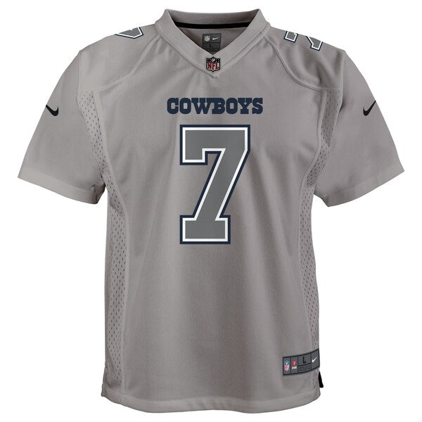 Trevon Diggs Dallas Cowboys Nike Youth Atmosphere Game Jersey - Gray - Image 2