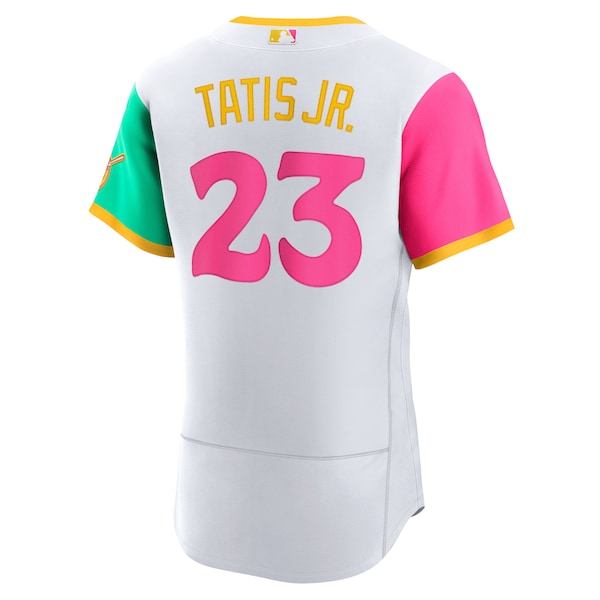 Fernando Tatis Jr. San Diego Padres Nike 2022 City Connect Authentic Player Jersey - White - Image 3