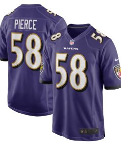 Michael Pierce Baltimore Ravens Nike Game Jersey - Purple