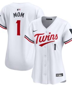 Minnesota Twins Nike Women's #1 Mom Home Limited Jersey - White