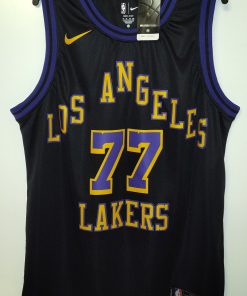 Luka Don?i? Los Angeles Lakers Nike City Edition Swingman Jersey - Black