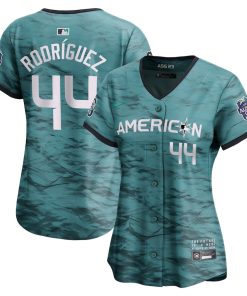 Julio Rodriguez American League Nike Women's 2023 MLB All-Star Game Limited Player Jersey - Teal