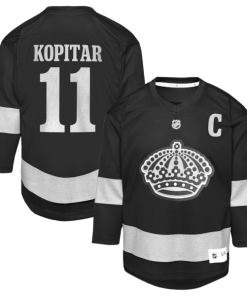 Anze Kopitar Los Angeles Kings Youth Alternate Replica Jersey - Black