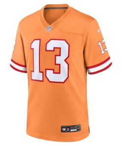 Alternative view of Mike Evans Tampa Bay Buccaneers Nike Throwback Game Jersey - Orange