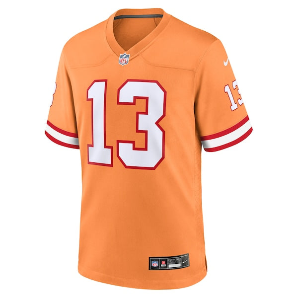 Mike Evans Tampa Bay Buccaneers Nike Throwback Game Jersey - Orange - Image 2