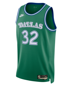 Alternative view of Dallas Mavericks Nike Classic Edition Jersey - Green - Cooper Flagg - Unisex