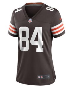 Alternative view of Jordan Akins Cleveland Browns Nike Women's Game Player Jersey - Brown
