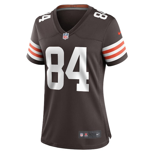 Jordan Akins Cleveland Browns Nike Women's Game Player Jersey - Brown - Image 2