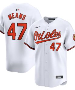 John Means Baltimore Orioles Nike Home Limited Player Jersey - White