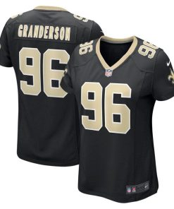 Carl Granderson New Orleans Saints Nike Women's Game Jersey - Black