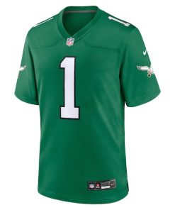 Alternative view of Jalen Hurts Philadelphia Eagles Nike Youth Game Jersey - Kelly Green