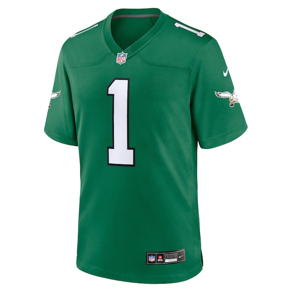 Jalen Hurts Philadelphia Eagles Nike Youth Game Jersey - Kelly Green - Image 2