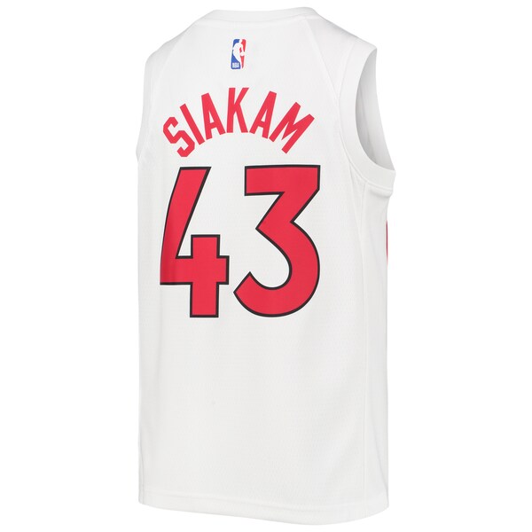 Pascal Siakam Toronto Raptors Nike Youth Swingman Jersey - Association Edition - White/Red - Image 4