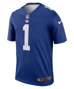 Alternative view of Malik Nabers New York Giants Nike Team Legend Player Performance Top - Royal