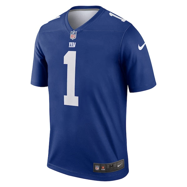 Malik Nabers New York Giants Nike Team Legend Player Performance Top - Royal - Image 2